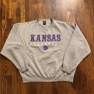 Vintage Nike Kansas Jayhawks basketball sweatshirt size XL